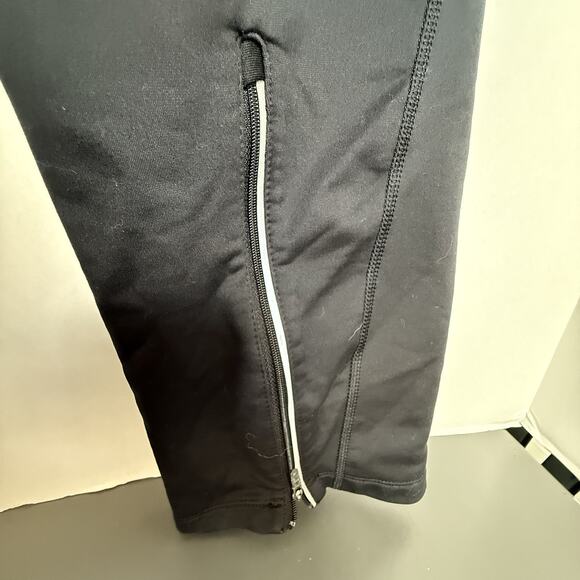 Nike Women’s Running Pants‎ Straight Zipper Leg Black Size S 28x30 - Picture 9 of 12